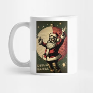 Santa Disco Ball Mug